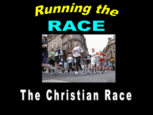 Running the Race - Radford Church of Christ