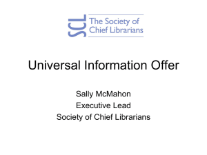 Public Library Information Offer