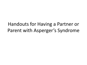 Handouts for Having a Partner or Parent with
