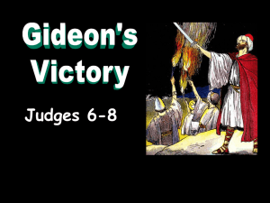 Gideon`s Victory - Radford Church of Christ