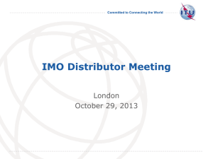 ITU - International Maritime Organization