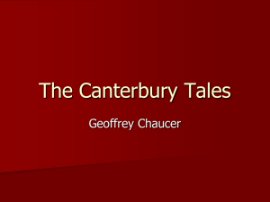 The Canterbury Tales Review