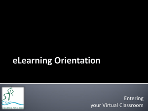eLearning Orientation 2014/2015