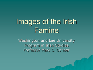 Images of the Irish Famine - Irish Literary Studies