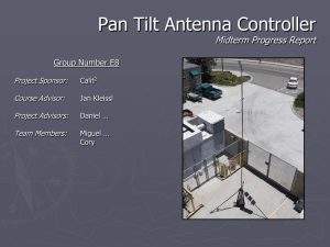 Pan-Tilt Antenna Controller