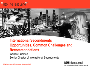 International Secondments