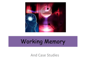 Working memory model- Ref Psych-exchange
