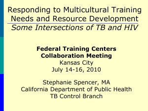 Presentation--Disparities and Cultural Competence in STD Programs