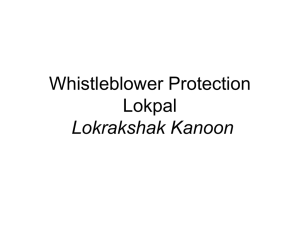 Whistleblower-Protection
