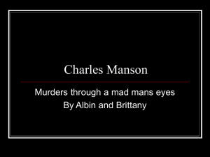 Albins Charles Manson