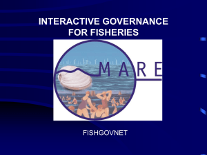 Fisheries Governance - MARE Centre for Maritime Research