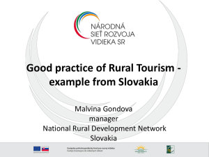 Rural Tourism and Agri
