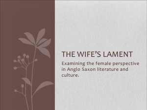 The wife`s lament - Misterambrose.com