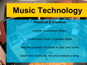 Music Technology - High Storrs School