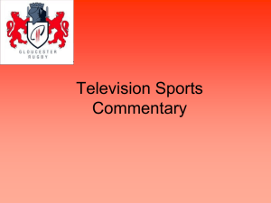 Television Sports Commentary