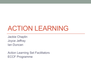 Action learning presentation