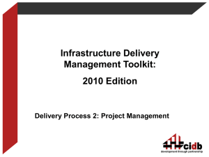 3 DP2-P01 IDMS Toolkit Presentation Project Management