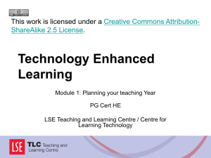 L029PGCertModule1 - LSE Learning Resources Online