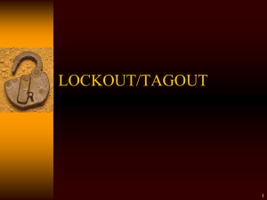 Lockout Tagout Safety Training Powerpoint