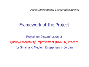 4 Framework of the Project (KAIZEN Seminar)