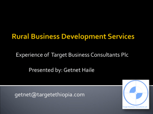 Mr Getnet Haile, Target Business Consultants, Ethiopia