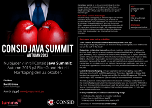 Consid Java Summit