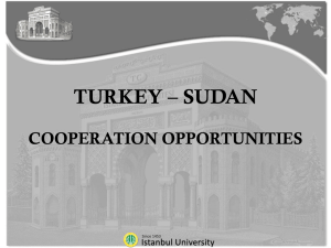Slayt 1 - Sudanese - Turkish Universities International Cooperation
