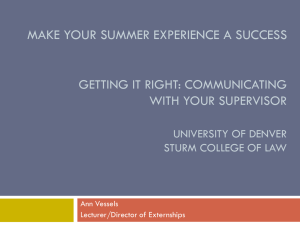 University of Denver Sturm College of Law Summer Bootcamp