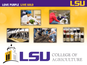 Benefits of the College of Ag (COA)