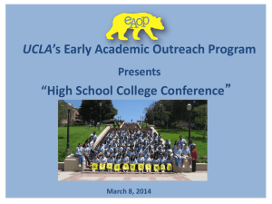 English - UCLA Early Academic Outreach Program