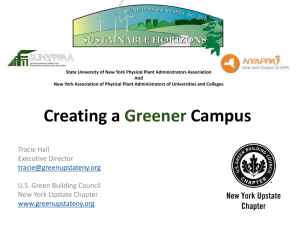 Creating a Greener Campus