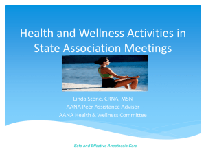 Health and Wellness Activities for State Association Meetings