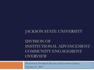Year End Report - Jackson State University