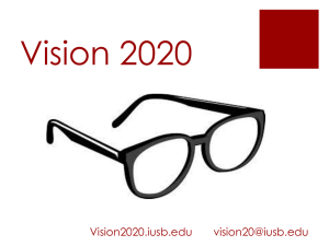 Vision 2020 Workshop 2015