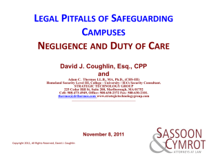 NH Negligence and Duty of Care