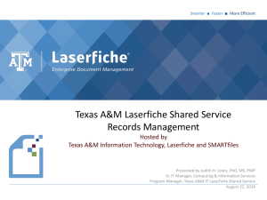 Texas A&M University Records Management