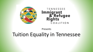 Tuition Equality in Tennessee - Tennessee Immigrant and Refugee