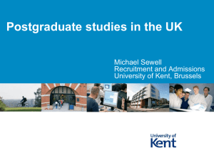 Why study in the UK?
