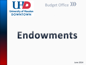 UHD Endowments
