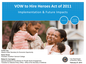 (VOW) to Hire Heroes Act of 2011