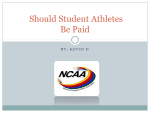 Should Student Athletes Be Paid