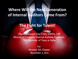 Where will the next generation of auditors come from