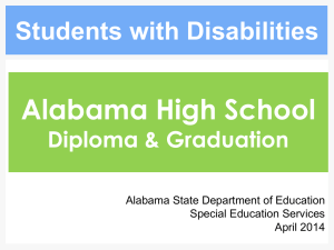 Alabama High School Diploma & Graduation