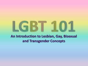 LGBT 101: An Introduction to Lesbian, Gay, Bisexual and