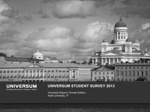 2013 Universum University Report - IT