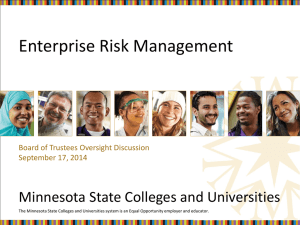 What is risk? - Minnesota State Colleges and Universities