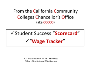 From the California Community Colleges Chancellor*s Office (aka