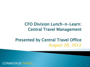 Connexxus Travel – August 28, 2012
