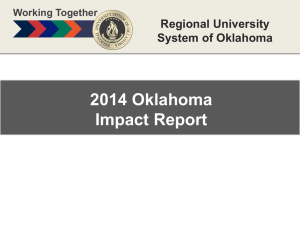 Working Together - Regional University System of Oklahoma