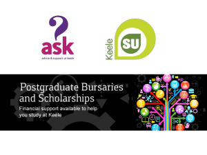 Postgrduate Bursaries and Scholarships Presentation